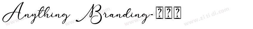 Anything Branding字体转换